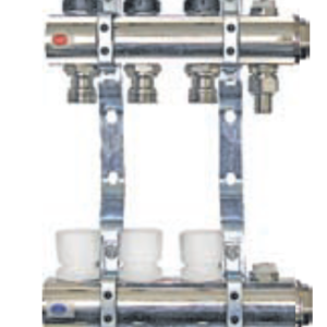 MANIFOLD 1 1/4" WITH FLOWMETER 2 OUT 3/4NP